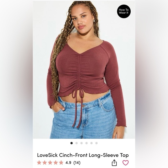 Torrid NWT love sick long sleeve shirt.  2X - Picture 5 of 9